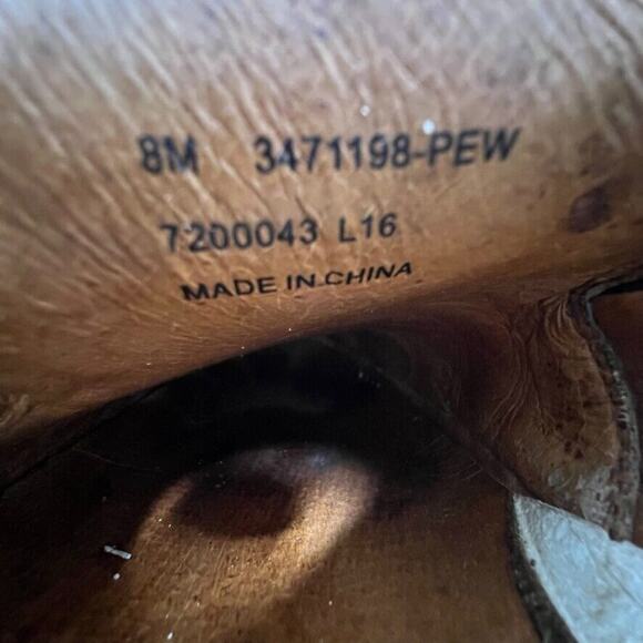 Frye Womens Size 8 Ivy Pewter Metallic Slip-On Leather Sneaker - Picture 8 of 8